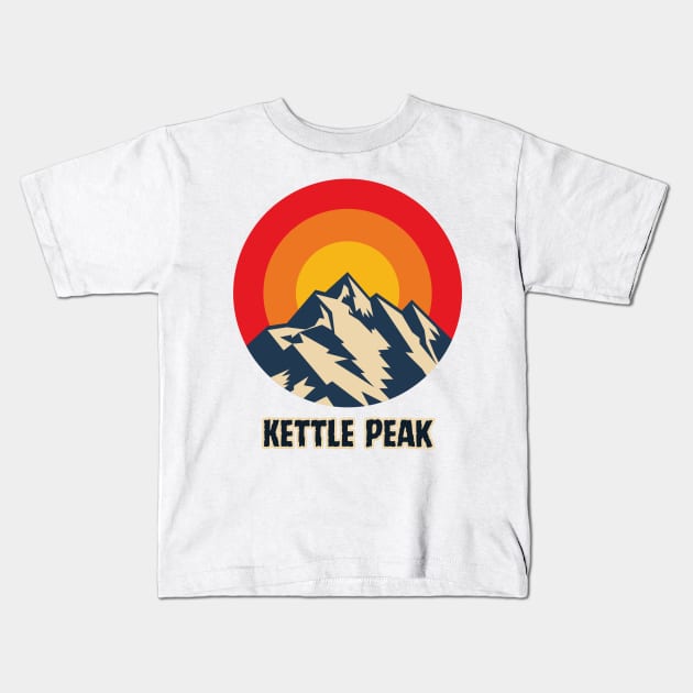 Kettle Peak Kids T-Shirt by Canada Cities